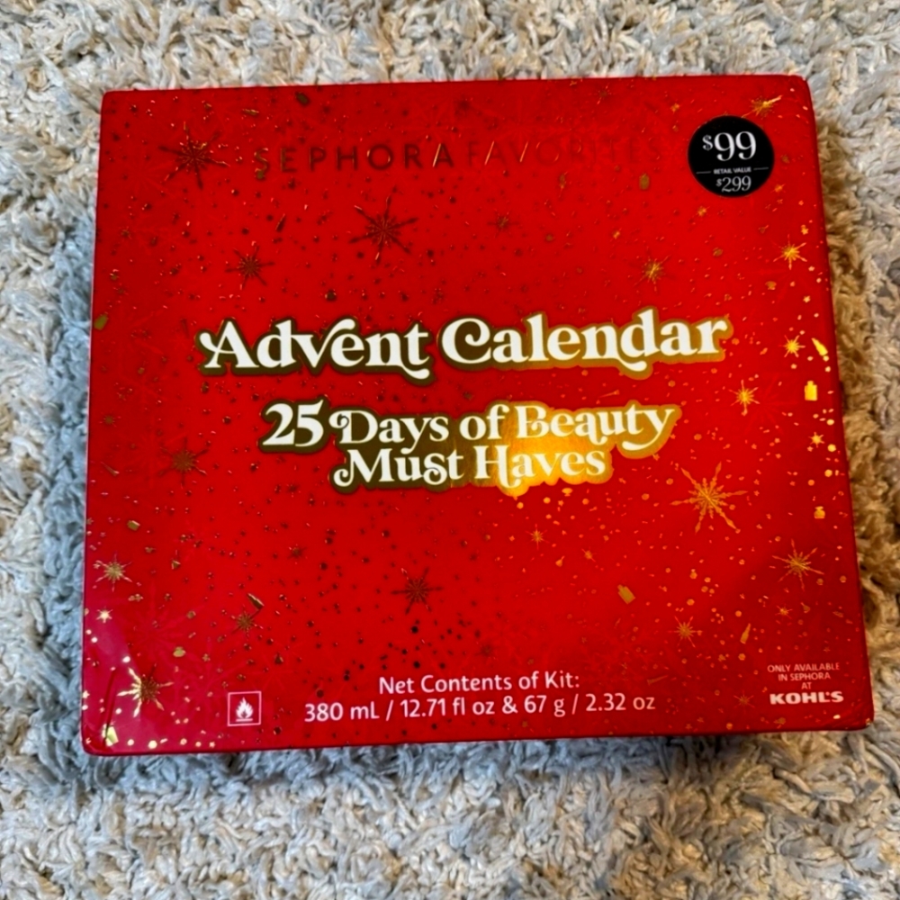 Sephora Advent Calendar 25 Days of Beauty Must Haves 2025 Favorites Kit